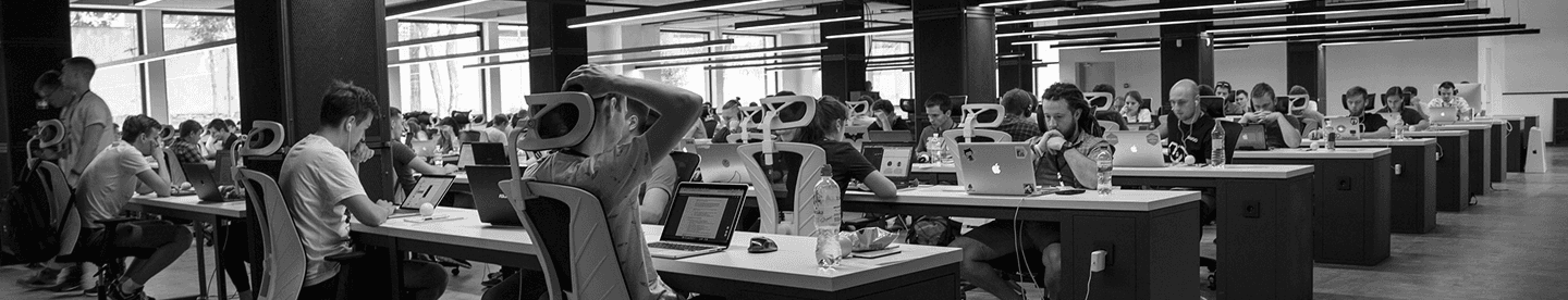 People looking at city skyline